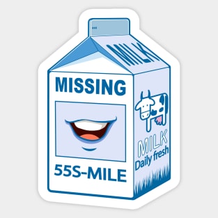 Missing smile Sticker